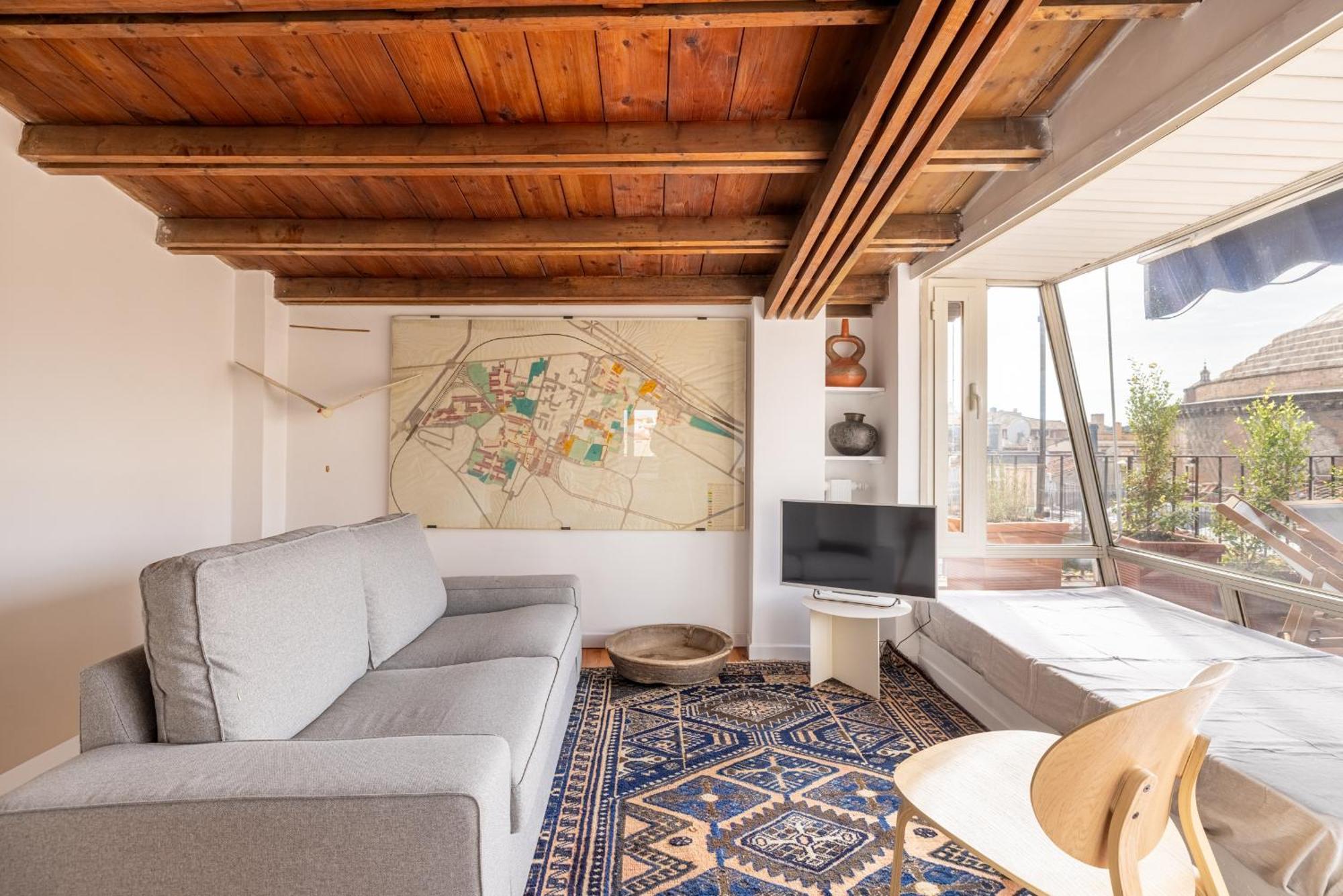 Pantheon With Terrace Apartment *